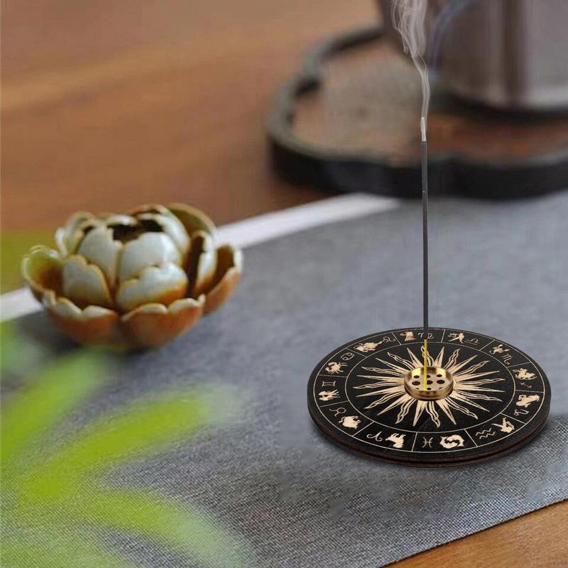 Wooden Incense Burner Line Stick Incense Holder For Yoga Meditation And Home Decoration Indoor Or Outdoor Ornaments