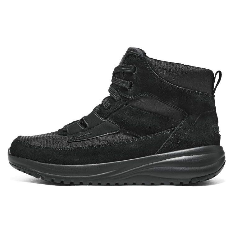 Skechers On The Go Stellar Warm Durable Comfortable Mid-Calf Snow Boots Women boots Black 144772-BBK 36