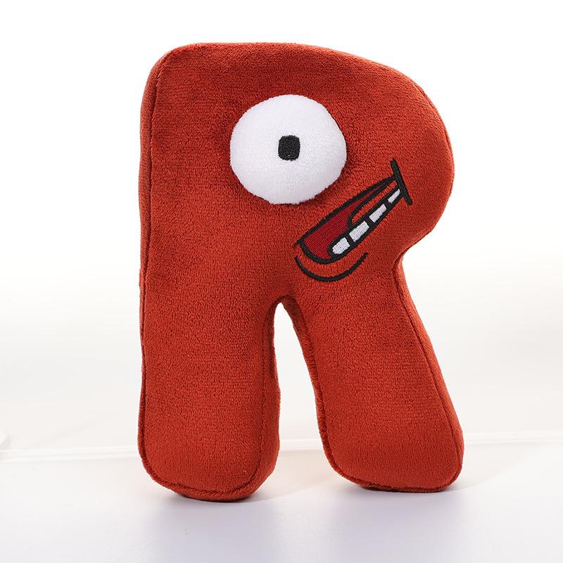Alphabet Plush Doll  Preschool Stuffed Animals and Toys for Children and Kids Decoration A-Z Toys Educational Plush Animals