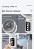 Smart Retractable Oscillating Air Circulator Fan for Floor & Table Use