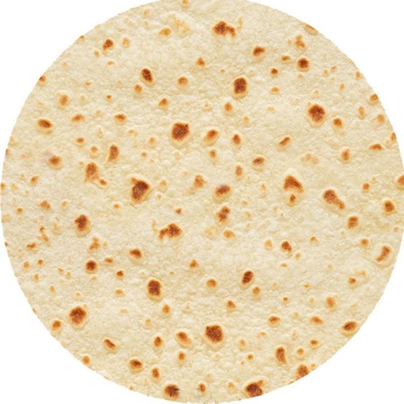 

Забавное круглое одеяло из кукурузной тортильи, мягкое теплое одеяло-плед разных размеров для дивана, офиса, кровати, кемпинга, путешествий, мягкий фланелевый плед 80X80cm XS