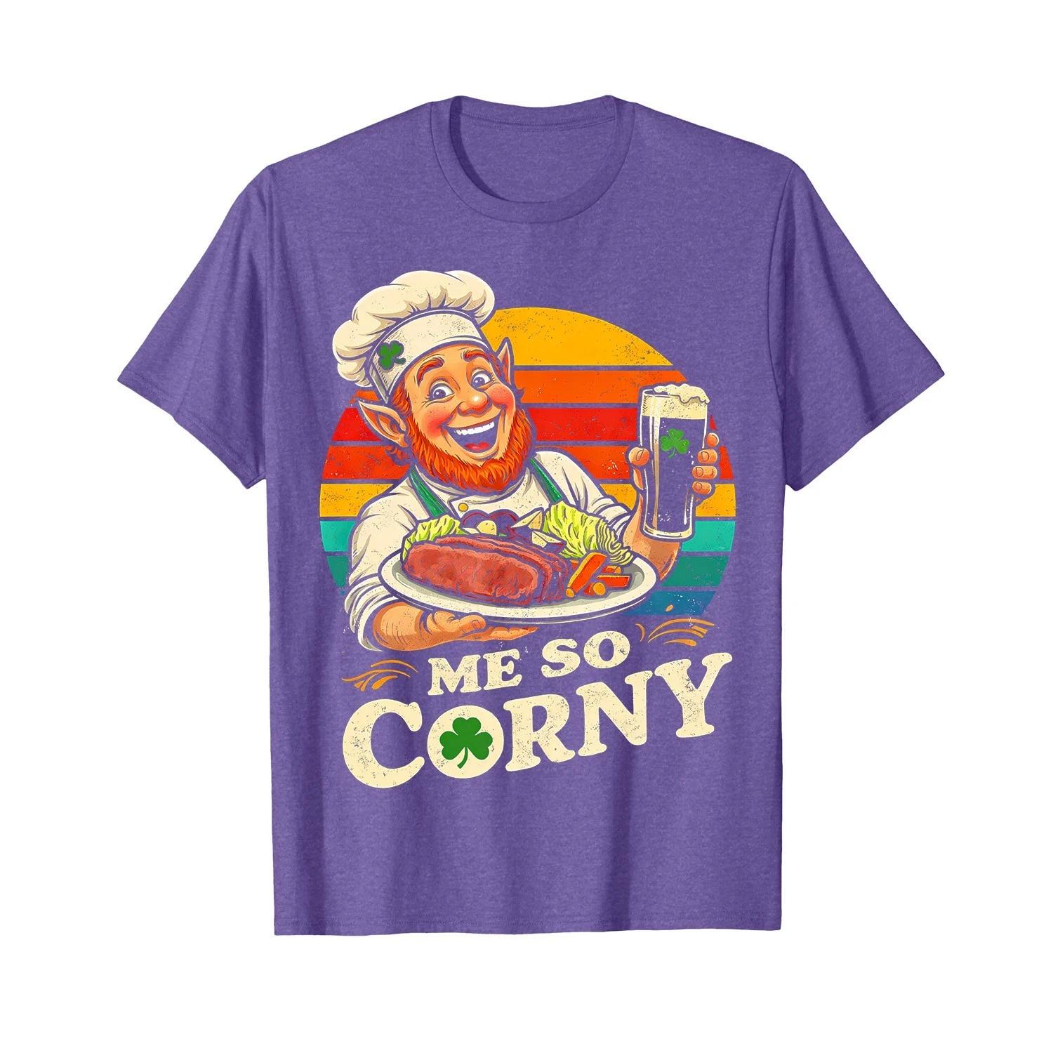 Me So Corny Beer Corned Beef And Cabbage St Patrick_s Day T-Shirt 2XL