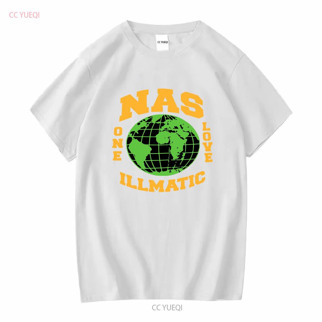 Limited Nas Illmatic Retro Hip Hop Streetwear Heavy Cotton T Shirt long or short sleeves vintage Washed Breathable Versatile