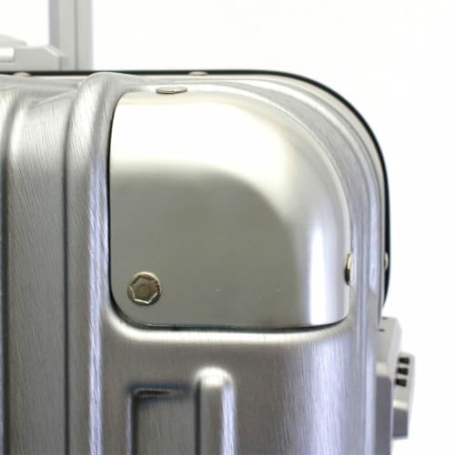 [Sifre] TRIDENT TRI1030 Hard Suitcase, Aluminum-Look, 33L, 3.8kg, Silver, Made In Japan with a 5-Year Warranty.