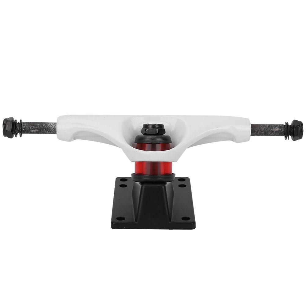 2 szt. 5-calowy Profesjonalny Aluminiowo-Magnezowy Stop Wspornik Do Deskorolki typu Bridge Biały