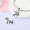 Copper Earth Airplane Globe Travel Dangle Pendants Charms Beautiful Bead Fits Genuine Bracelets Necklaces Jewellery Women