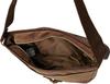 Lee Crash Mini Shoulder Bag with Paraffin Large Town Chocolate Flap, Coating, Multifunctional, Lightweight, Capacity, Casual, 320-4032-24,