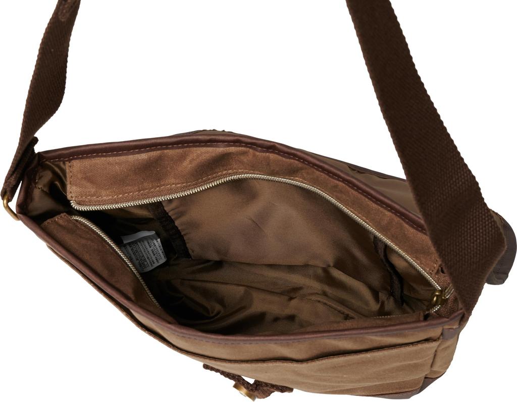 Lee Crash Mini Shoulder Bag with Paraffin Large Town Chocolate Flap, Coating, Multifunctional, Lightweight, Capacity, Casual, 320-4032-24,