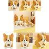 Entzückendes Corgi Plüschtier Weiches Stofftier Gelbe Hundepuppe Perfektes Geschenk für Mädchen