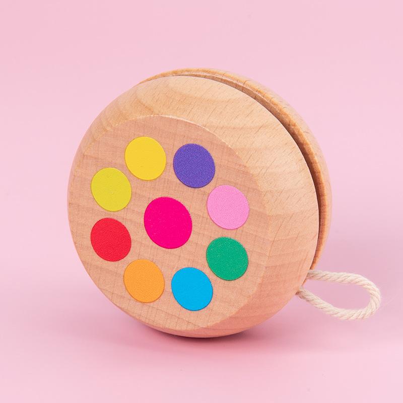 Children's toy yo-yo kindergarten small gift cute souvenir YOYO ball wooden fun toy