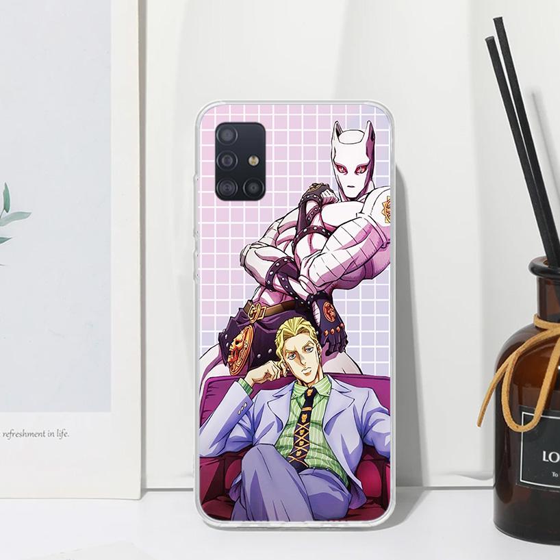 JoJo Adventure Killer Queen Phone Case For Samsung Galaxy A52 A42 A32 A22 A12 A02S A72 A51 A50S A41 A31 A21S A71 A40 A30S A20S A