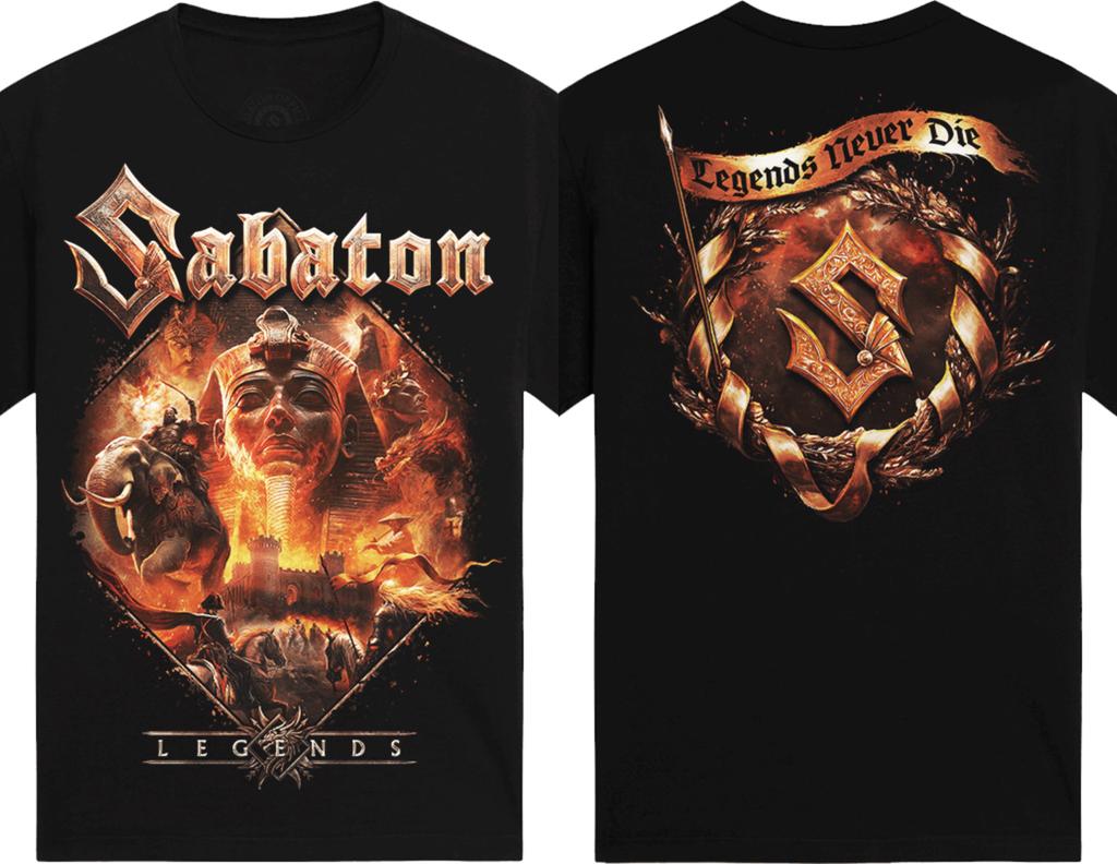 Y2k Streetwear Harajuku Lässige Baumwollkleidung Heavy Metal Band T-Shirt Soldier of Heaven Bedruckte T-Shirts Übergroß Unisex