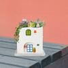 Haus Aufbewahrungsglas Silikonformen DIY Beton Guss Blumentopf Form Kerzenständer Verzierungsherstellungswerkzeug Leicht zu reinigen