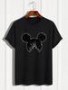 Disney Printed Women's Men's T-shirts A Regular Pure Cotton T-Shirt In A Summer Casual Style Tee Unisex Men Clothing Y2k Clothes