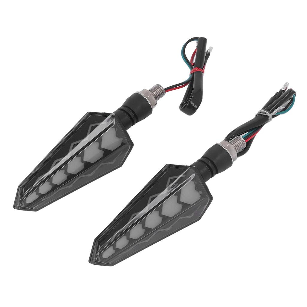 1 Paar DC12V Motorrad 2-Wege Blinker Universal IPX6 Wasserdicht LED Kontrollleuchte für