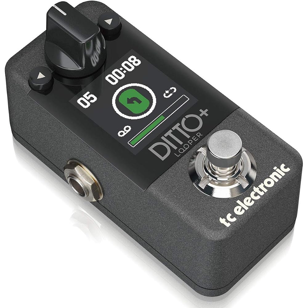 TC Electronic Compact Looper Pedals, 99 Slots, 60 Minute Loop Time, Color Display, Extended Loop ...