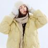 Sancai Women's Plus Size 90% Duck Down Long Hooded Winter Coat