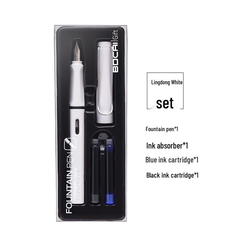 Bo Cai Third Grade Fountain Pen Set: Calligraphy Practice & Posture Correction for Kids