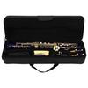 SLADE Bb Purple Soprano Saxophone Sax Brass Body Professional Woodwind Instrument with Case Gloves Straps Set Parts Accessories