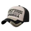 Casual Hip Hop Baseball Cap Breathable Washed Cotton Sun Hat Embroidery Outdoor Visor For Men Women