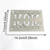 Mom Flower Cutting Dies for Photo Scrapbooking Card Making Decorations Embossing Stencils Carbon Steel Die Cuts