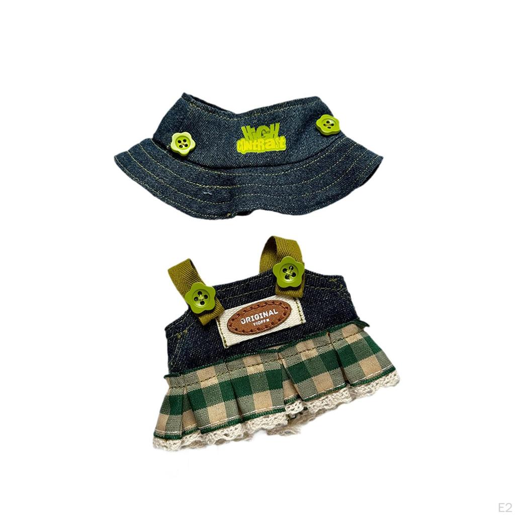 Dolls Hat Easy To Wear Wide Brim Cap for 6inch Dress Up Birthday Gifts