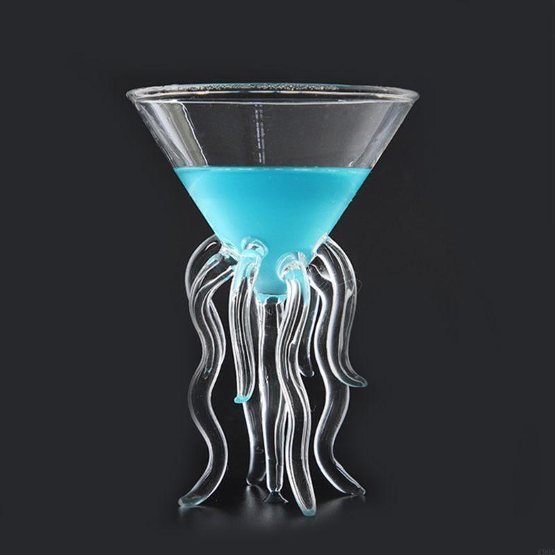 C90A 100ML Wine Champagne Glass Octopus Juice Glass For Kitchen Bar Party