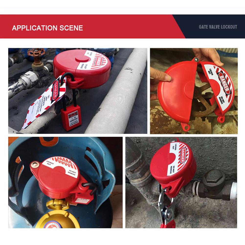 Gate Valve Lockout Device Plastic Outdoor Water Hose Protector Valve Lockout for Professional and Industrial Use