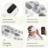Mussels Visual Eye Massager with Heat and Vibration