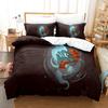 3D Printed Fantasy Fox Bedding Set Down Quilt Cover With Pillowcase Double SIngle King