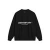 Li-Ning CF Adventure Series Bold Fun Wild Letter Print Loose Pullover Sweatshirt Unisex sweatshirt Black AWDTB05-1