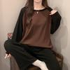 Autumn and Winter New Women's Pajamas, Long Sleeves, Girls, Students, German Velvet Fabric, Loose Casual Pajamas, Loungewear Set