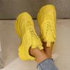 Fashion New Women Lace Up Anti-slip Sneakers Women Fashion Breathable Designer Shoes Thick Sole Outdoor Tennis Sneakers Zapatos De Mujer