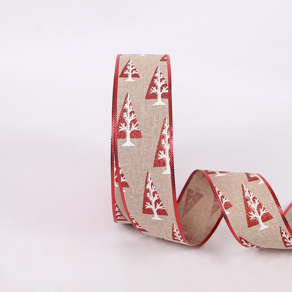 Meter 10 Luxurious Christmas Faux Linen Ribbon Available In Multiple Colors For Creative Seasonal Decorations
