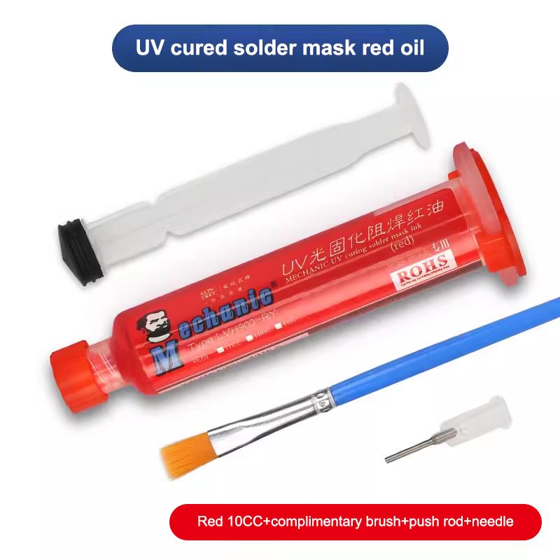 

6 Colors Oil UV Photosensitive Solder Mask Ink BGA PCB Motherboard Paint Prevent Corrosive Arcing
