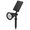 9LED Chips Solar Spotlights LED Solar Landscape Lights for Outdoor Garden CourtyardWhite Light