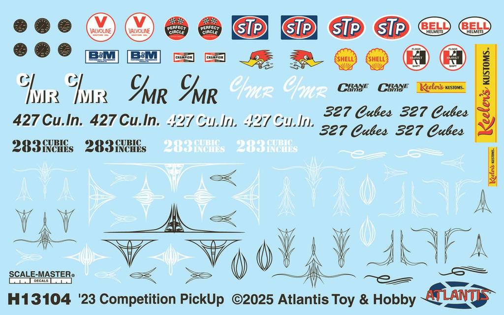 Atlantis Model Custom Competition T Roadster Pickup Plastic Model ATLAMC13104 1/25 Keeler's (Car)