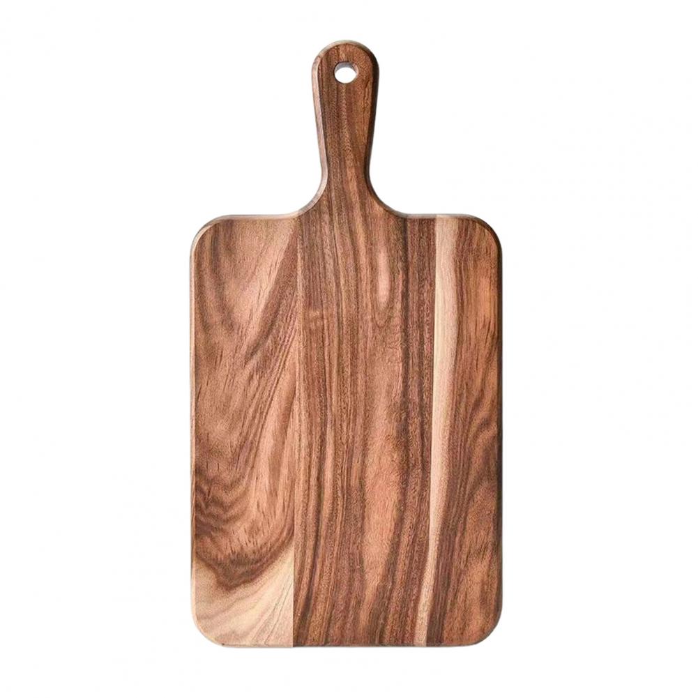 Multi-purpose Kitchen Cutting Board Wooden Pizza Cutting Board Wooden Charcuterie Board with Handles Acacia Wood for Cheese