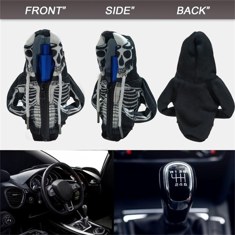 Gear Shifter Cover, Universal Shifter Knob Cover, Funny Sweater Hoodie for Gearshift, Car Shifter Stick Protectors