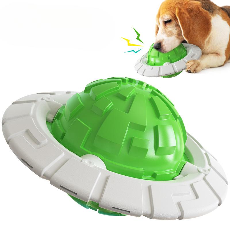 Dog Teething Fly Stacking Toy Interactive Frisbee Ball Pet Supplies Dog Toy