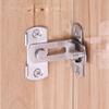 1PC Door Lock Barn Door Cast Metal Hook Latch Lock Texture Home Decoration Ornament Toilet Doors Right Angle Sliding Gate Lock