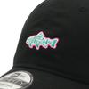 New Era 930 Angler Club FOD Black Outdoor Cap with Original Size Logo, M/L