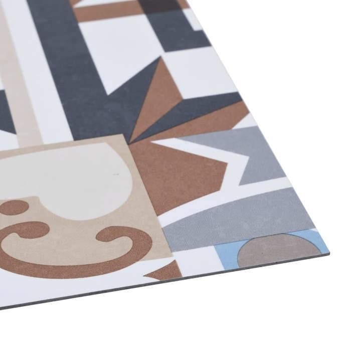 VidaXL Planche de Plancher Autoadhésif Revêtement de Sol Dalle de Sol Salon Salle de Séjour Chambre à Coucher Maison PVC 146612