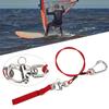 Underwater Diving Freediving Lanyard Diving Safety Lanyard Rope with Wristband & Carabiner Dive Accessories Enduring