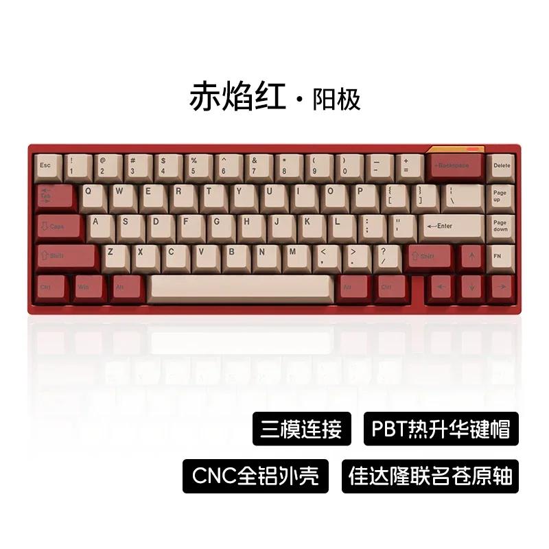 Luminkey 65 Mechanical Gamer Keyboard Kit 3 Mode Usb/2.4g/Bluetooth Wireless Keyboards Hot Swap Customize Gaming Keyboard Gifts