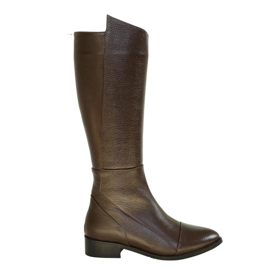 Cizme lungi de iarnă de damă din piele naturală