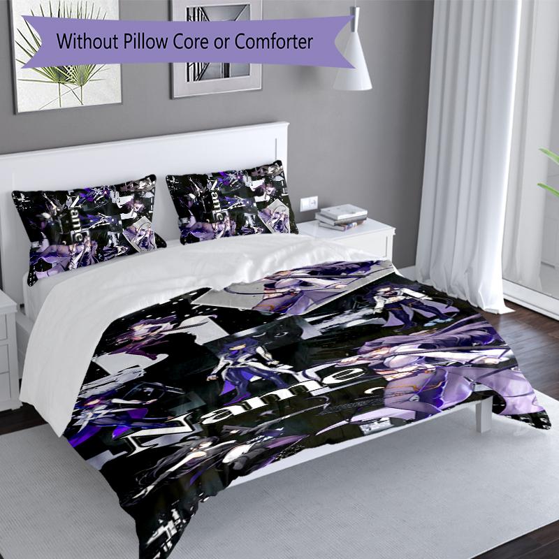 3pcs Custom Name RWBY Volume Bedding Set,Includes 1 Duvet Cover and 2 Pillowcases,All-season Bedroom Decor