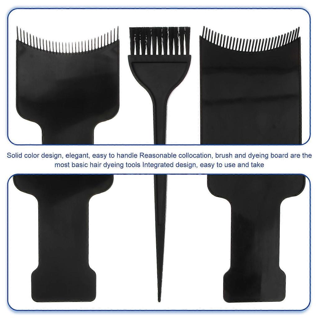 Highlight Combs for Highlighting Hair Coloring Tool Women Men Salon Use Plastic 3Pcs