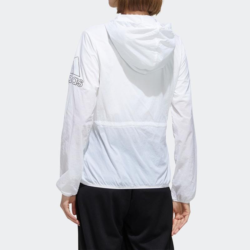 (WMNS) adidas hooded Woven Jacket White Women's FT2862