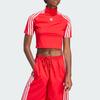 Adidas Spice Girls Embroidered Logo Crop T-Shirt Women Tops IV9320